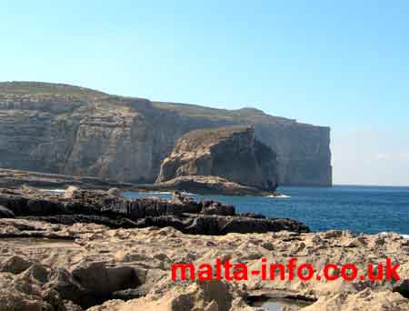 Photograph Fungus rock, Gozo, Malta