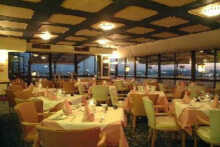 Castille Hotel Rooftop Restaurant at night