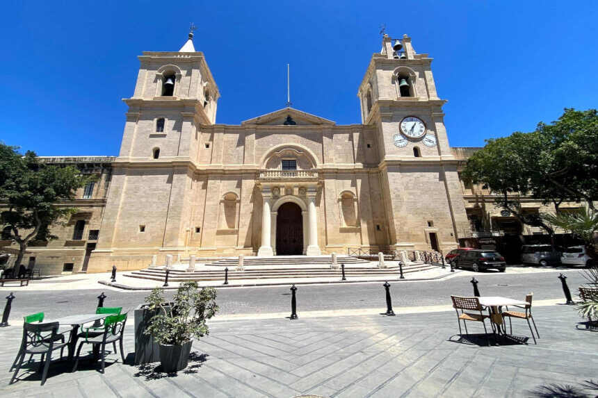 St. John's Co-Cathedral Facade Valletta