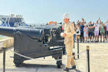 About to Load the Gunpowder Charge